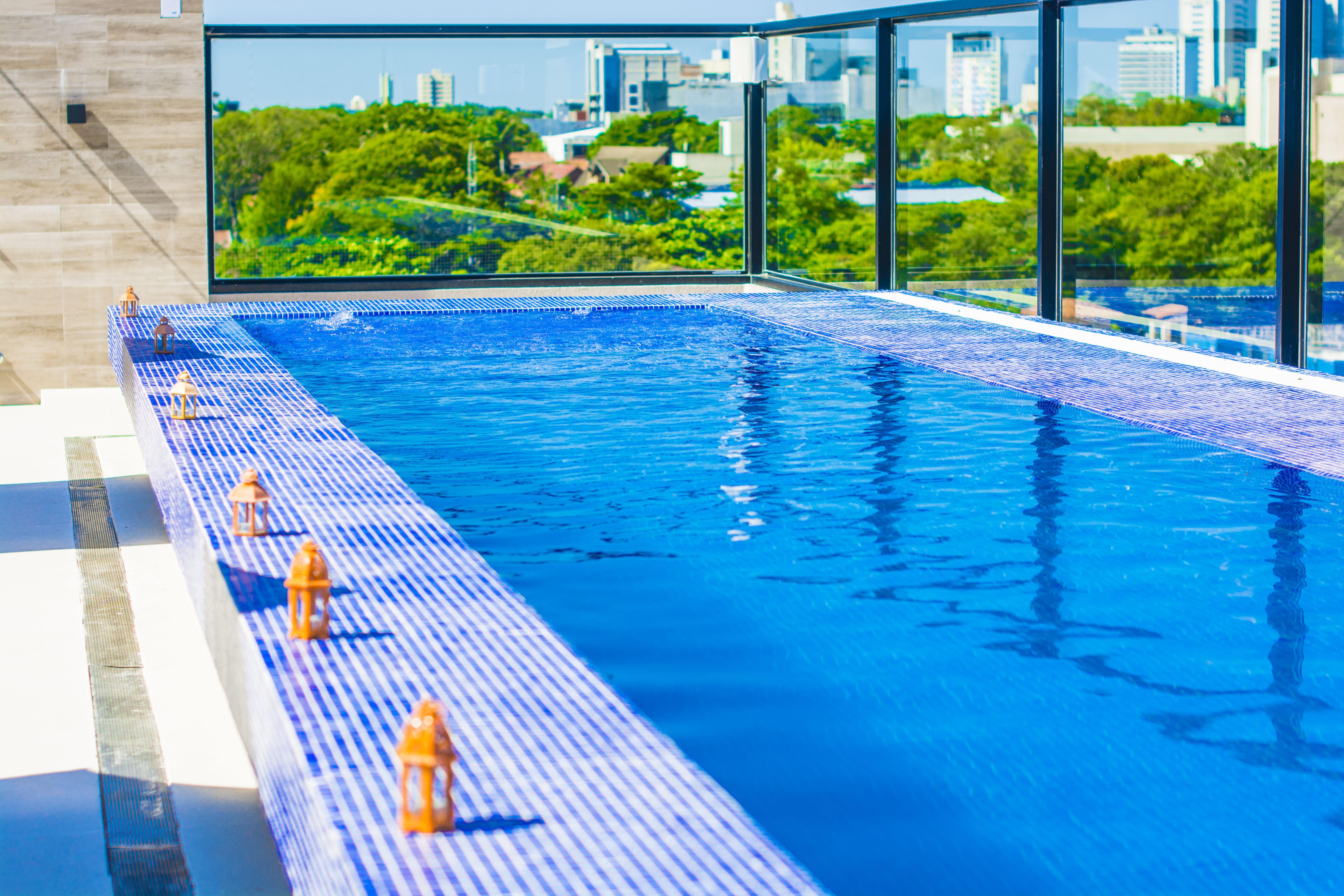 Five Hotel & Residences Asunción Exterior foto Rooftop pool